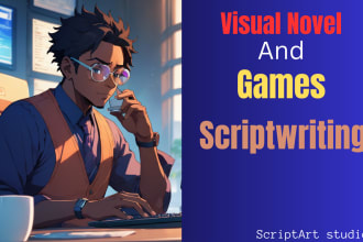 professionally write your visual novel and game scripts