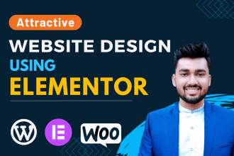 redesign website, copy clone website, design wordpress website using elementor