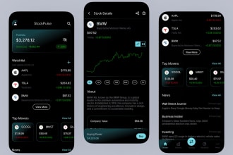 develop stock trading app, crypto trading app, exchange app