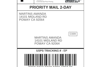 iwill do shipping label