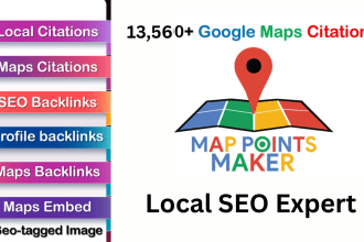 13,560 google maps citations for gmb ranking and local SEO