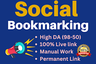 indexable high PR social bookmarking