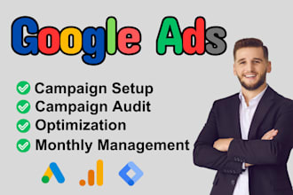 setup, audit and optimize google ads campaign for local business