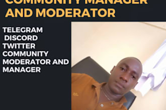 do web3 and crypto community manager, moderator, and marketing