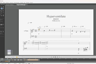 transcribe your song into guitar tabs or sheet music