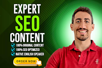 be your expert SEO content writer