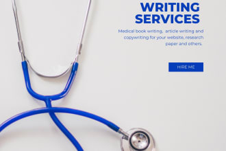 write daily or weekly medical and health article or blog post
