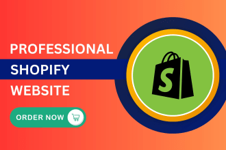 create shopify website, clothing store, fashion website or print on demand store