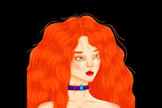create fantasy style illustrations for your tshirt