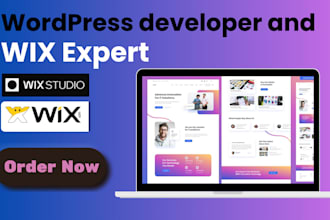 be your wordpress and wix expert, wix clone