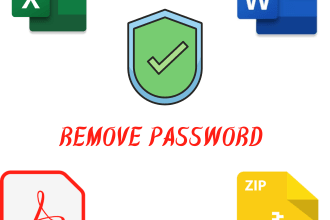 remove pdf , excel , word document protection and password