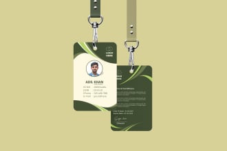 design highly professional id cards, press pass and lanyards
