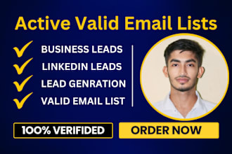 do targeted b2b lead generation ai, active valid email lists