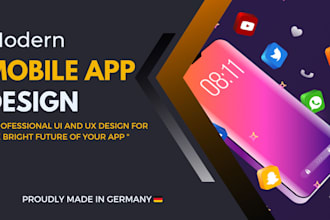 design your application or mobile app in figma