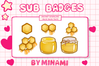 draw custom sub badges for your twitch stream