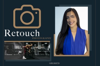 retouch high quality photos, editing in photoshop