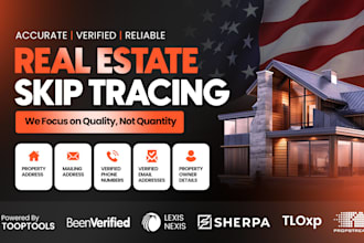 do real estate skip tracing with paid tools