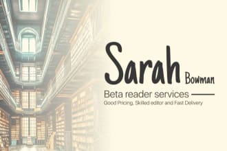 beta read and provide insightful feedback on your work