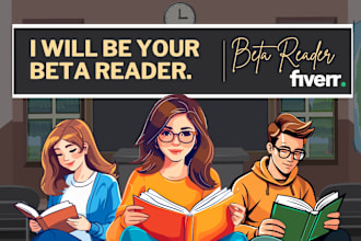 beta read and critique your fantasy book and offer ideas