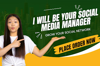 be your expert social media manager for fast organic growth