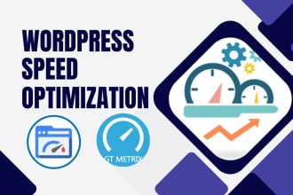 increase website speed or optimize wordpress with gtmetrix