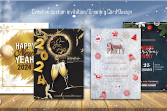 do christmas card, greeting card, holiday invitation or party posters