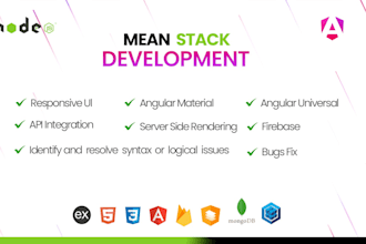 web application development mean stack application