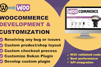 customize your wordpress woocommerce website, develop custom woocommerce plugin