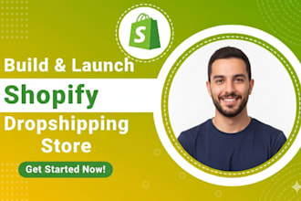 setup shopify dropshipping store