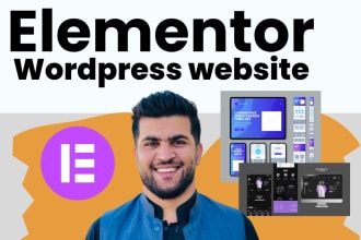 revamp, design elementor wordpress website landing page fix issues