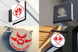 do modern logo, business card and canva design expert