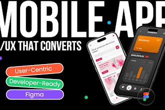 create mobile app uiux design