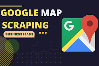 scrap google map data with emails, lead generation