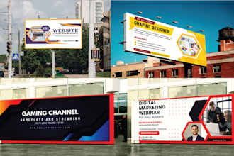 do modern banner, flyer and poster design expert