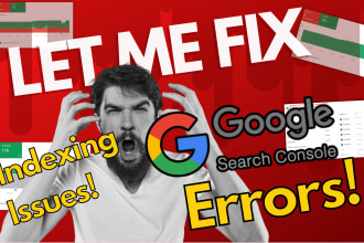 fix any indexing issues and google search console errors