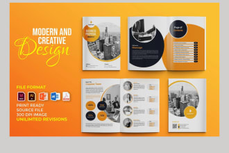 design brochure, company profile, annual report, whitepaper, booklet
