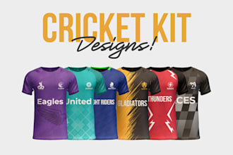 design sports kit and custom jersey designs
