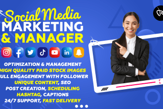 be a professional social media manager and grow your instagram