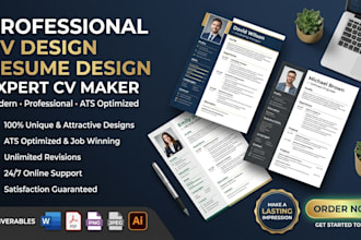 create professional cv design, resume design, expert cv maker