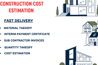 do material takeoff and cost estimation in plan swift