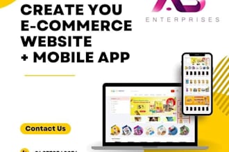ecommerce website and mobile application