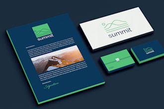 design adventure tour travel agency logo and brand identity