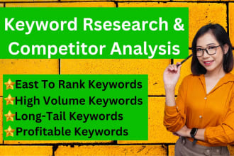 do beneficial long tail keyword research and competitor analysis
