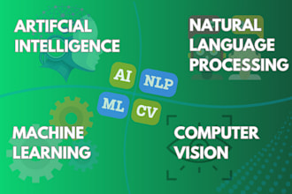 do machine learning ai computer vision nlp model task train in python and report