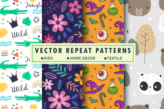create vector seamless textile repeat pattern prints