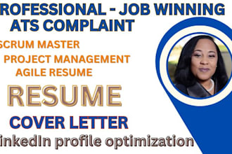 write a scrum master resume, project management, resume