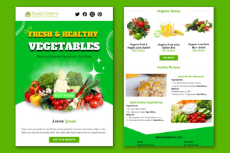 design klaviyo email template and flows for email marketing