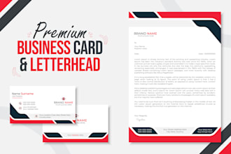 do premium business card, letterhead and all stationery items