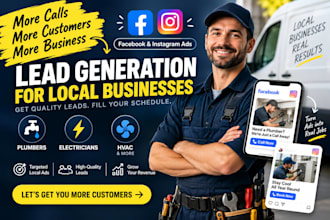 run facebook lead generation ads for local businesses using meta ads manager
