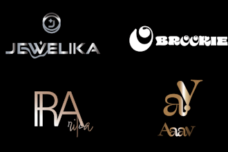 design attention grabbing initial minimalist logo